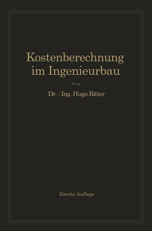 Produktbild: Kostenberechnung im Ingenieurbau