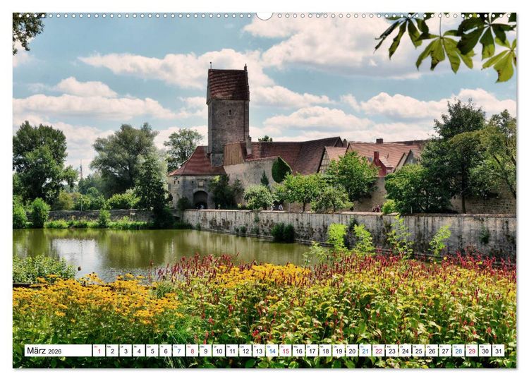 Produktbild: Dinkelsb&uuml;hl - Ansichtssache (Wandkalender 2026 DIN A2 quer), CALVENDO Monatskalender