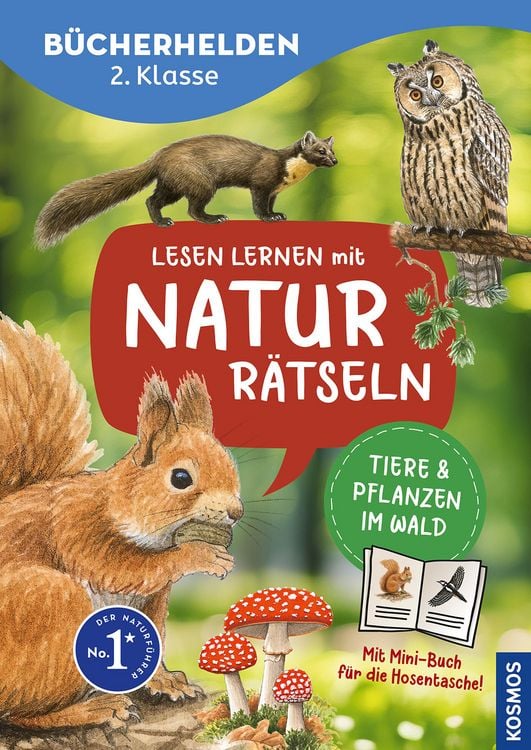 Bild vom Artikel Lesen lernen mit Naturrätseln, Bücherhelden 2. Klasse, Tiere und Pflanzen im Wald vom Autor Heike Herrmann