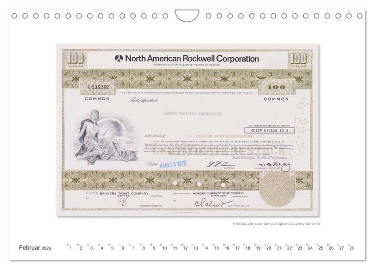 Produktbild: Aktien & Wertpapiere / CH-Version (Wandkalender 2026 DIN A4 quer), CALVENDO Monatskalender