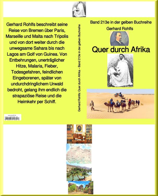 Produktbild: Quer durch Afrika - Band 213e in der gelben Buchreihe - bei J&uuml;rgen Ruszkowski