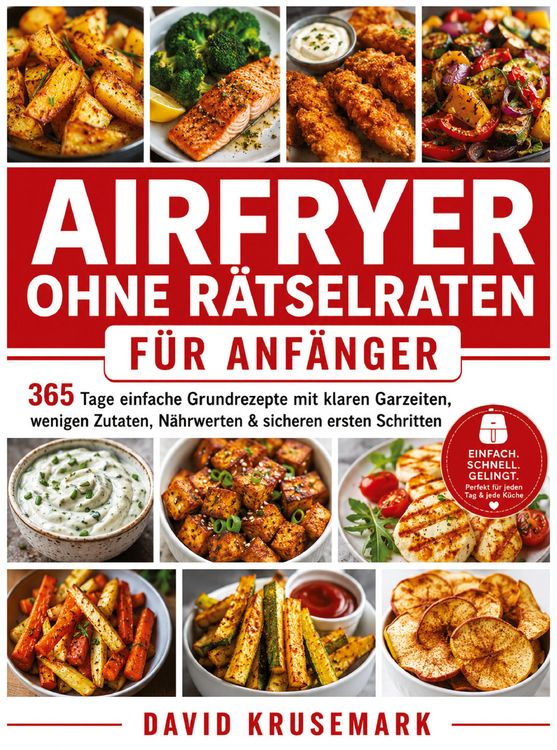 Produktbild: Airfryer ohne R&auml;tselraten f&uuml;r Anf&auml;nger