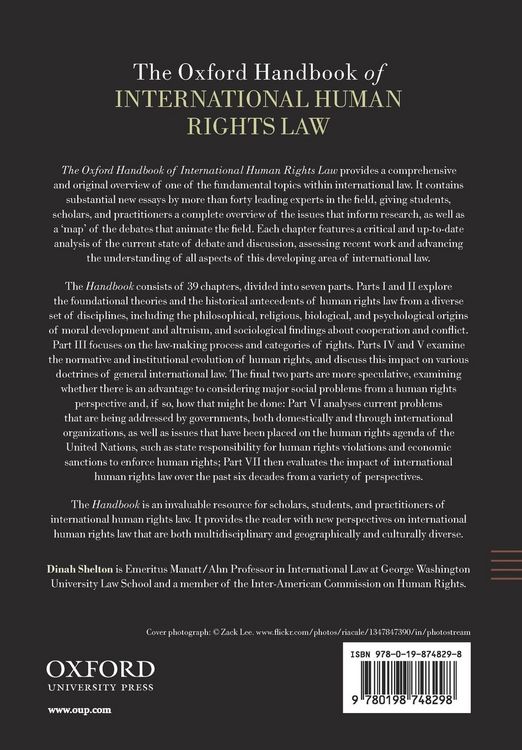 Produktbild: The Oxford Handbook of International Rights Law