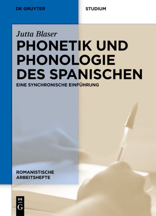 Produktbild: Phonetik und Phonologie des Spanischen