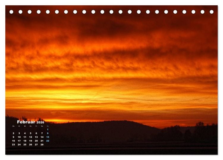 Produktbild: Wolkentr&auml;ume - Traumwolken (Tischkalender 2026 DIN A5 quer), CALVENDO Monatskalender