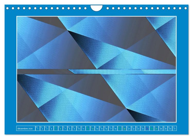 Produktbild: Art abstrait et contemporain (Calendrier mural 2026 DIN A4 vertical), CALVENDO calendrier mensuel