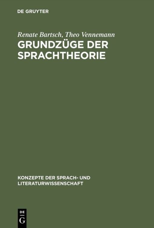 Produktbild: Grundz&uuml;ge der Sprachtheorie