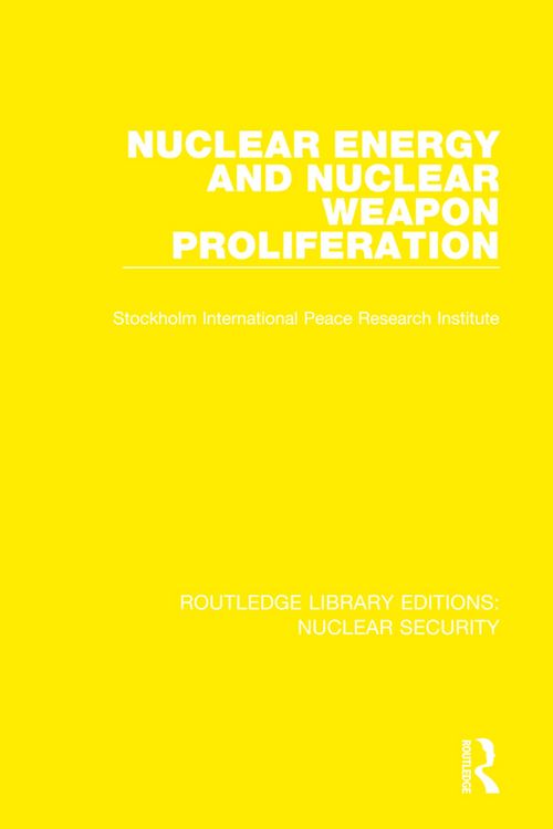 Produktbild: Nuclear Energy and Nuclear Weapon Proliferation