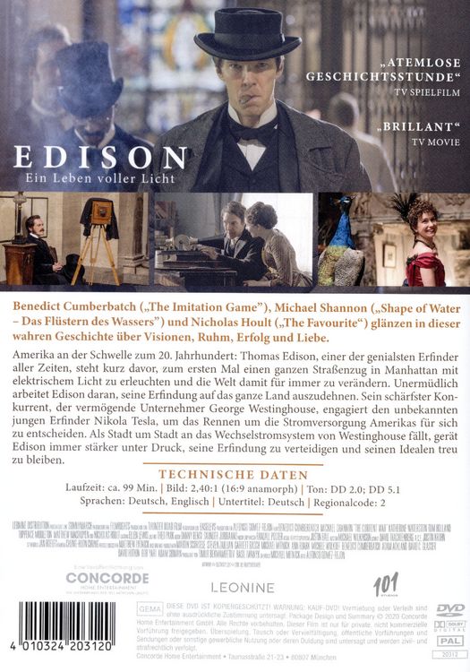 Produktbild: Edison - Ein Leben voller Licht