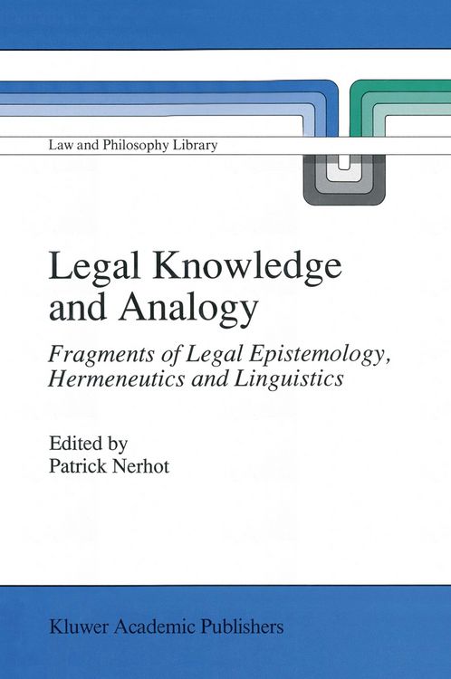 Produktbild: Legal Knowledge and Analogy