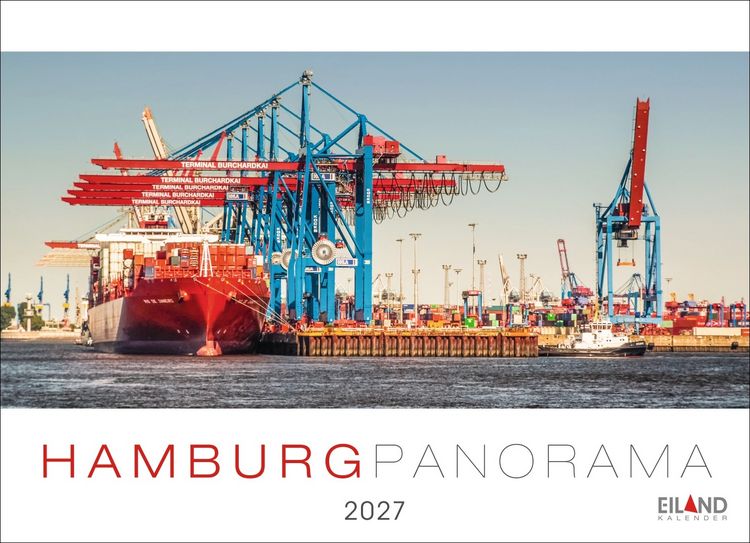 Produktbild: Hamburg Panorama-Postkartenkalender 2027