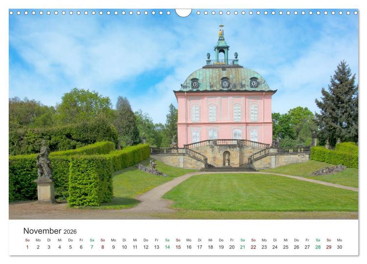 Produktbild: Schl&ouml;sser - Bauwerke der Vergangenheit (Wandkalender 2026 DIN A3 quer), CALVENDO Monatskalender