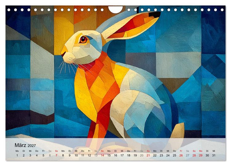 Produktbild: Nordlicht in Facetten. Die Arktis in geometrischer Bildsprache (Wandkalender 2027 DIN A4 quer), CALVENDO Monatskalender