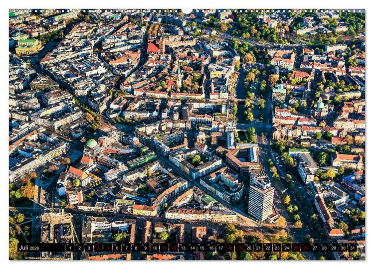 Produktbild: Hannover - Luftige Einblicke (hochwertiger Premium Wandkalender 2026 DIN A2 quer), Kunstdruck in Hochglanz