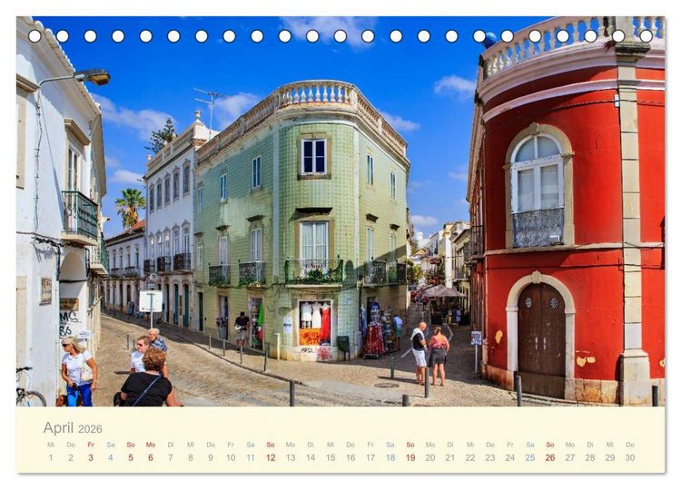 Produktbild: Algarve - Portugals goldene K&uuml;ste (Tischkalender 2026 DIN A5 quer), CALVENDO Monatskalender