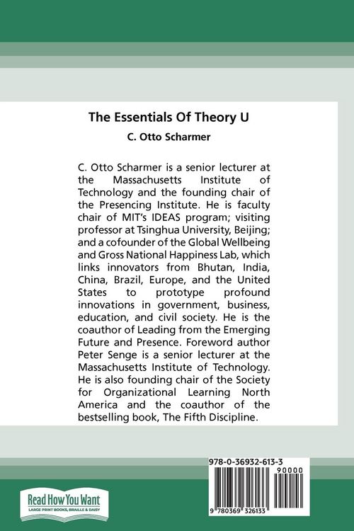 Produktbild: The Essentials of Theory U