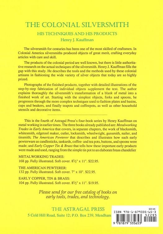 Produktbild: The Colonial Silversmith