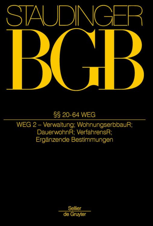 Produktbild: &sect;&sect; 20-64 WEG