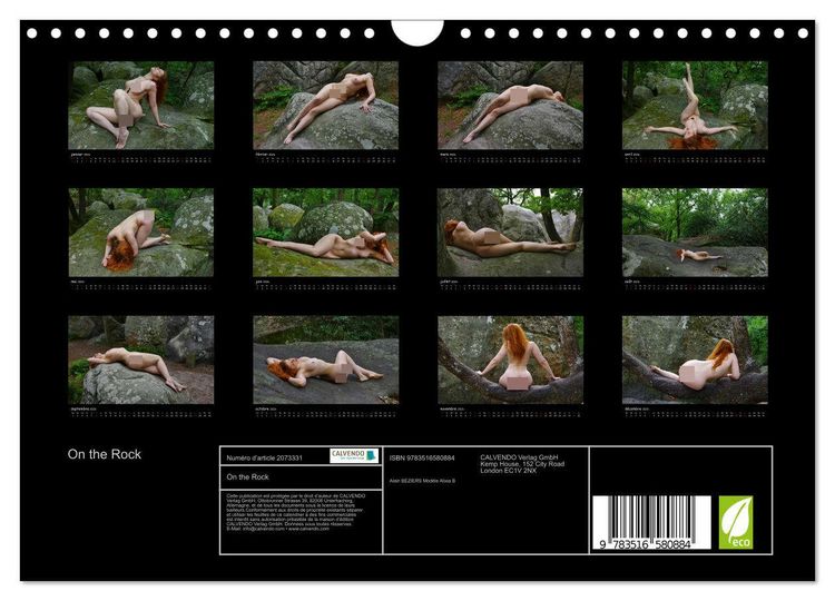 Produktbild: On the Rock (Calendrier mural 2026 DIN A4 vertical), CALVENDO calendrier mensuel