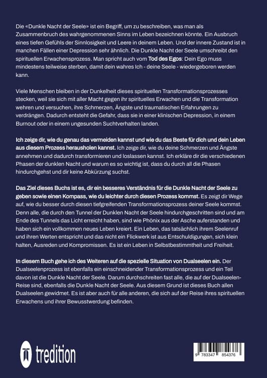 Produktbild: Navigieren durch die Dunkle Nacht der Seele