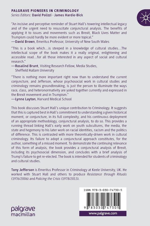 Produktbild: Stuart Hall, Conjunctural Analysis and Cultural Criminology