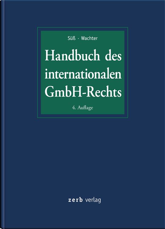 Produktbild: Handbuch des internationalen GmbH-Rechts