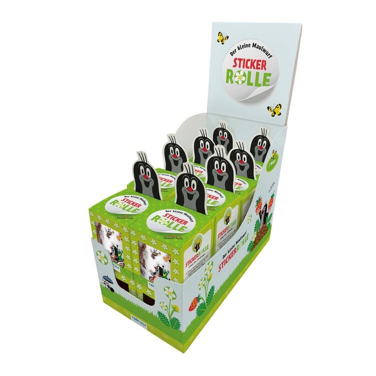 Produktbild: TR&Ouml;TSCH- Der Kleine Maulwurf Stickerrolle Sticker