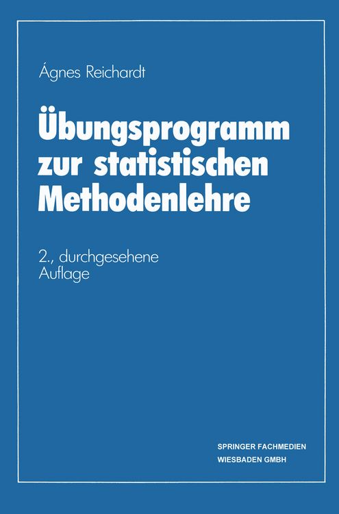 Produktbild: &Uuml;bungsprogramm zur statistischen Methodenlehre