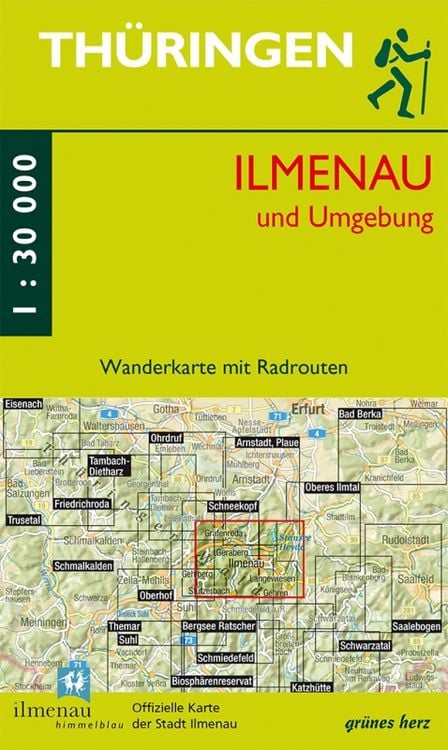 Produktbild: Wanderkarte Ilmenau