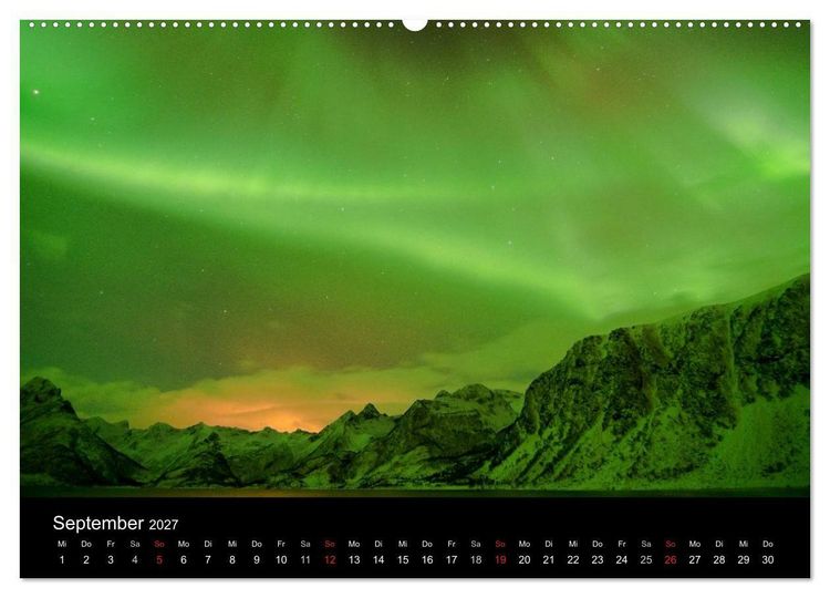 Produktbild: Norwegen (hochwertiger Premium Wandkalender 2027 DIN A2 quer), Kunstdruck in Hochglanz