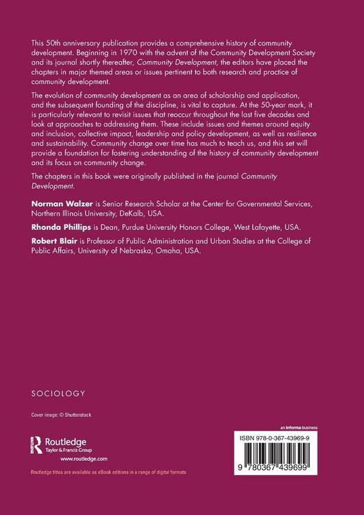 Produktbild: 50 Years of Community Development Vol I