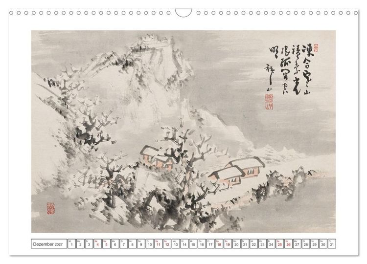 Produktbild: Yoshitsugu Haizan (Wandkalender 2027 DIN A3 quer), CALVENDO Monatskalender