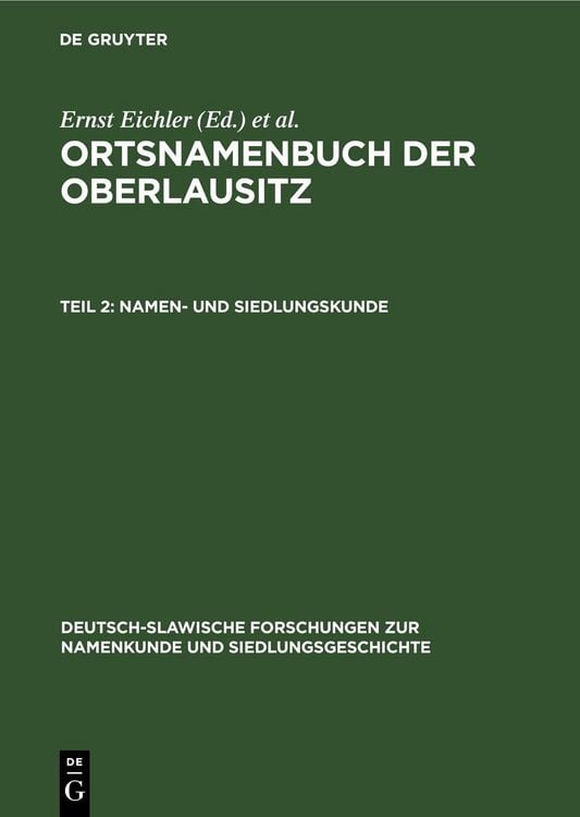 Produktbild: Namen- und Siedlungskunde