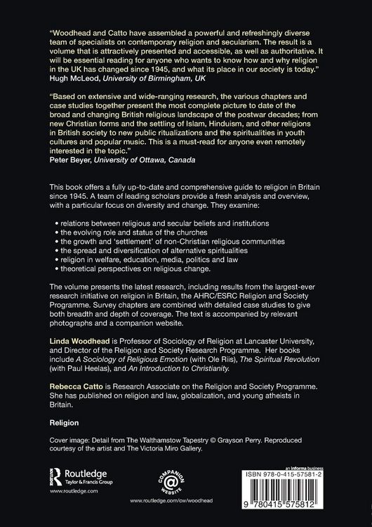 Produktbild: Religion and Change in Modern Britain