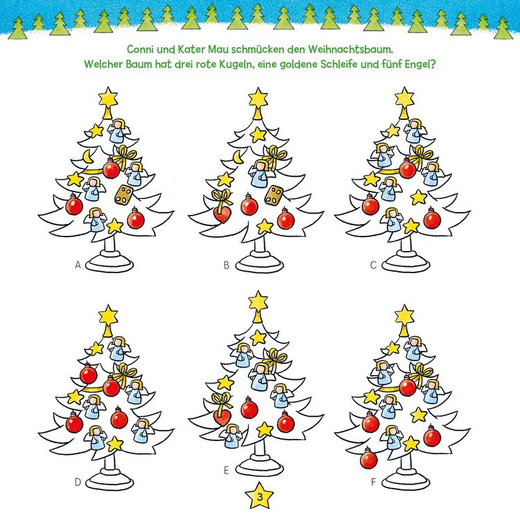 Produktbild: Conni Gelbe Reihe (Besch&auml;ftigungsbuch): Mein dicker Weihnachts-Mitmach-Block