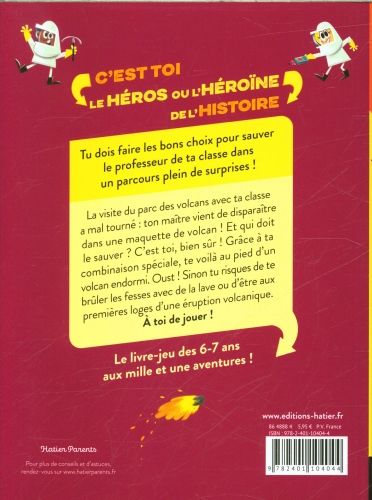 Produktbild: La classe dont tu es le h&eacute;ros. Mission volcan ! : CP-CE1