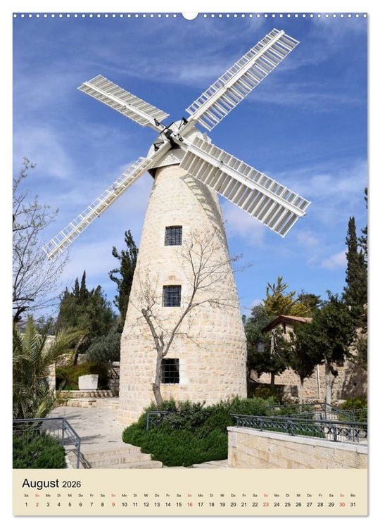 Produktbild: Jerusalem - Jeruschalajim (Wandkalender 2026 DIN A2 hoch), CALVENDO Monatskalender