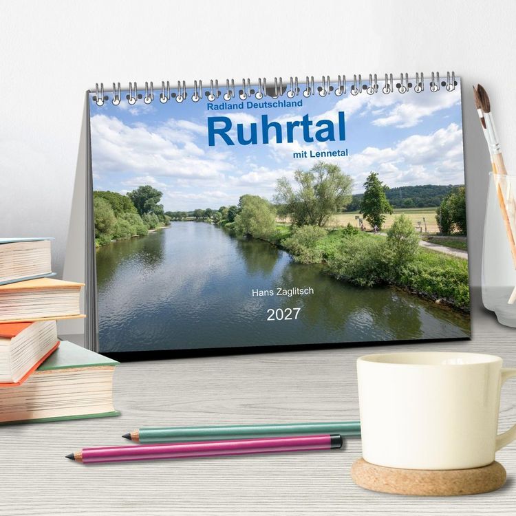 Produktbild: Ruhrtal mit Lennetal - Radland Deutschland (Tischkalender 2027 DIN A5 quer), CALVENDO Monatskalender