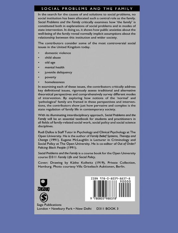 Produktbild: Social Problems and the Family