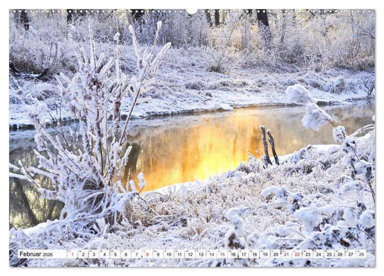 Produktbild: Eiszeit. Winter und Frost in der Natur (Wandkalender 2026 DIN A2 quer), CALVENDO Monatskalender