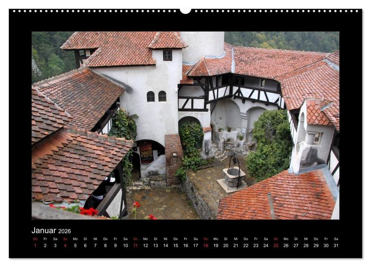 Produktbild: Rum&auml;nien - Siebenb&uuml;rgen und Bukowina (hochwertiger Premium Wandkalender 2026 DIN A2 quer), Kunstdruck in Hochglanz