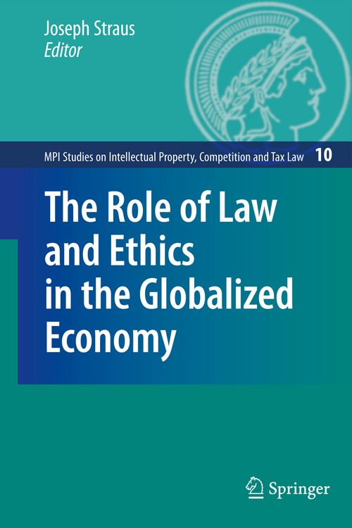 Produktbild: The Role of Law and Ethics in the Globalized Economy