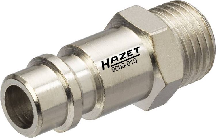 Produktbild: Hazet 9000-010/3 Druckluft-Anschlussnippel 1/4\" (6,3 mm) 1St.