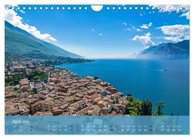 Produktbild: Gardasee - lago di Garda by Sascha Ferrari (Wandkalender 2026 DIN A4 quer), CALVENDO Monatskalender