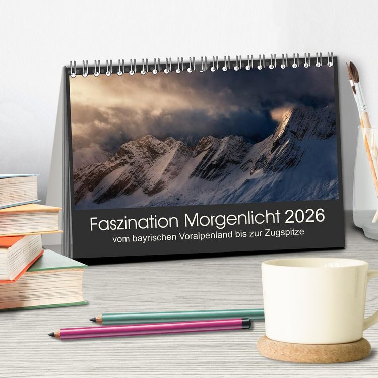 Produktbild: Faszination Morgenlicht (Tischkalender 2026 DIN A5 quer), CALVENDO Monatskalender