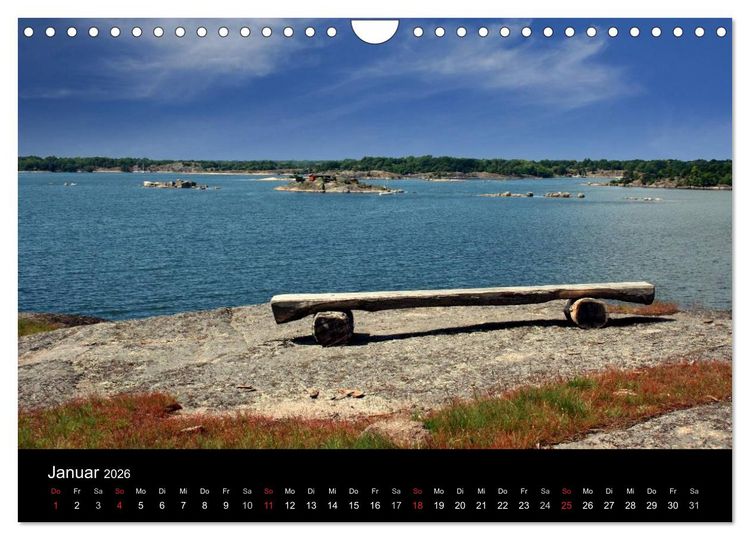 Produktbild: S&uuml;dschwedens Sch&auml;renk&uuml;ste (Wandkalender 2026 DIN A4 quer), CALVENDO Monatskalender