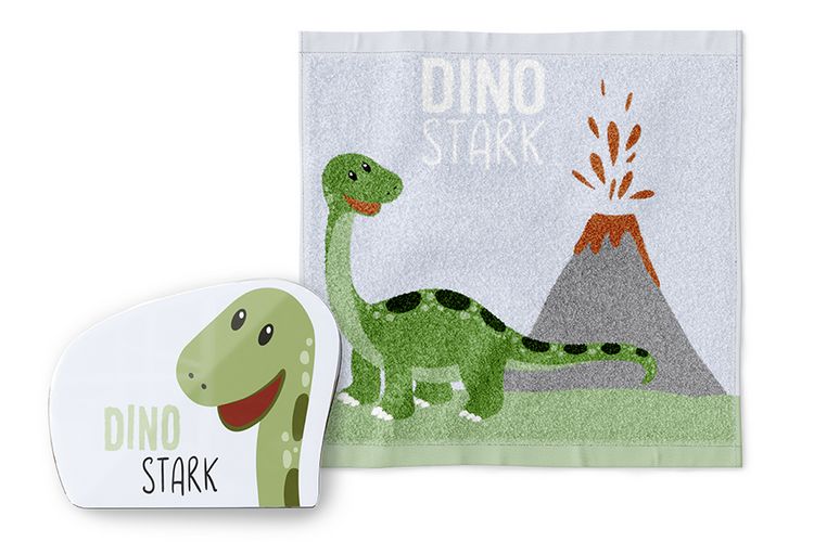 Produktbild: Magisches Handtuch 30x30 Dino