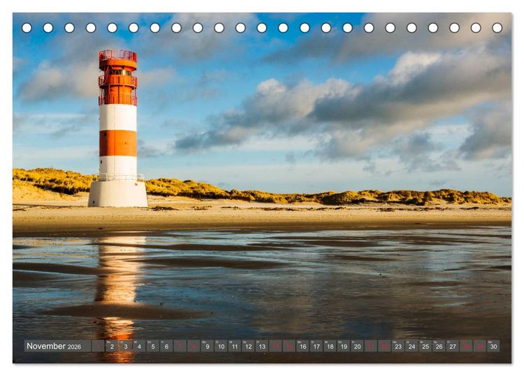 Produktbild: Vom Gebirge bis zum Meer, Alpen/Erzgebirge - Mitteldeutschland - K&uuml;ste (Tischkalender 2026 DIN A5 quer), CALVENDO Monatskalender