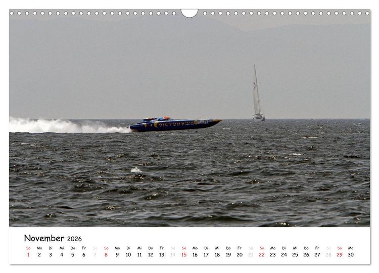 Produktbild: Offshore Powerboats (Wandkalender 2026 DIN A3 quer), CALVENDO Monatskalender