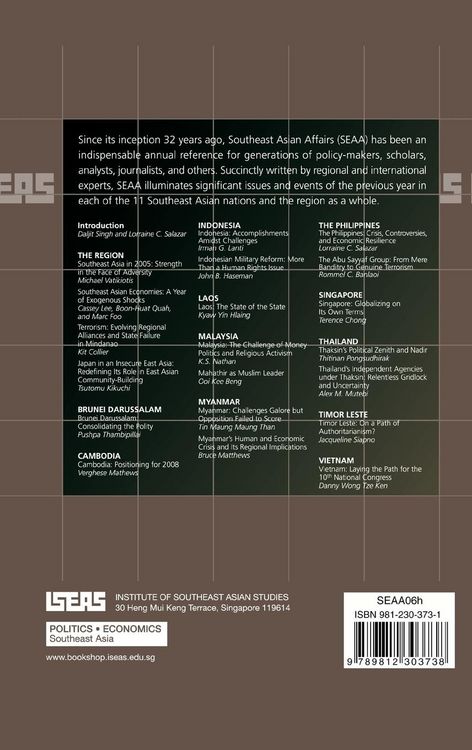 Produktbild: Southeast Asian Affairs 2006